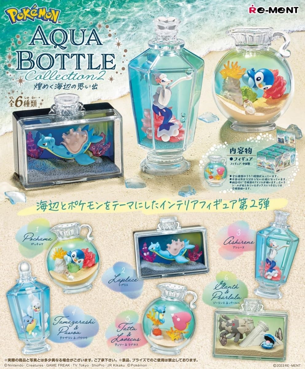 Re-Ment Pokémon Aqua Bottle Collection 2 Series