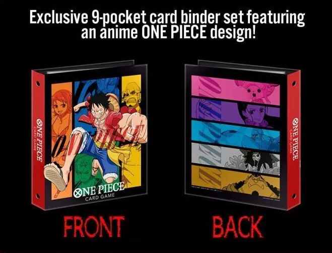 One Piece TCG " Anime Version" Exclusive 9-Pocket Binder Set