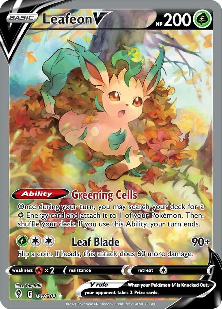 Leafeon V (Alternate Full Art) - Evolving Skies