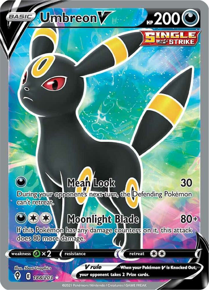 Umbreon V (Full Art) - Evolving Skies