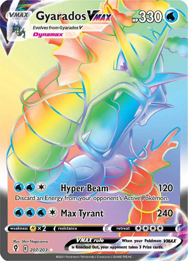 Gyarados VMAX (Secret) - Evolving Skies