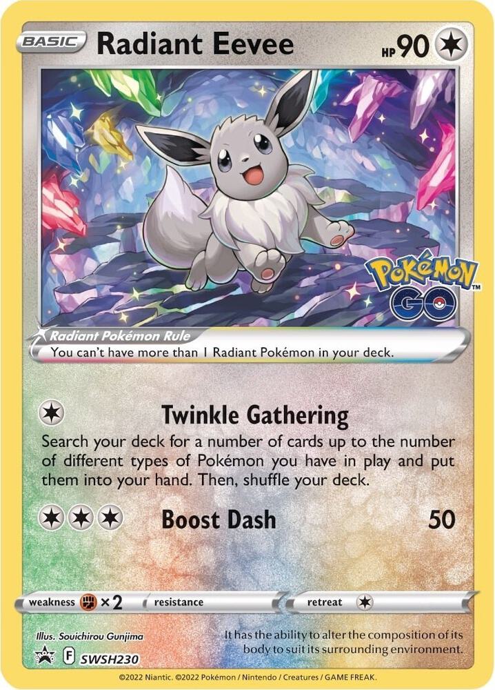 Radiant Eevee - SWSH230 - Sword & Shield Promo