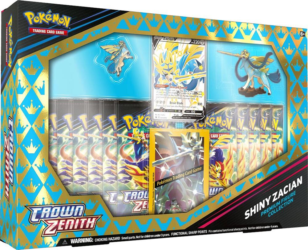 Pokemon TCG Crown Zenith Premium Figure Collection (Shiny Zacian)