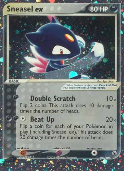 Sneasel ex - Ruby and Sapphire (MP+)