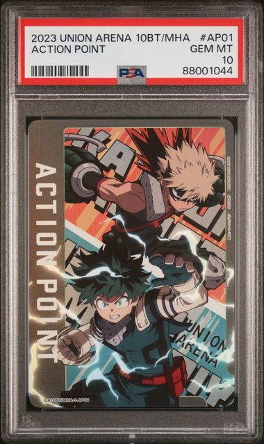 PSA 10 My Hero Academia Action Point - Union Arena