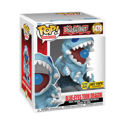 Funko Pop! Blue Eyes Toon Dragon - Hot Topic Exclusive - Glow in the Dark