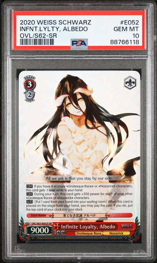 PSA 10 Nazarick: Tomb of the Undead - Infinite Loyalty, Albedo SR